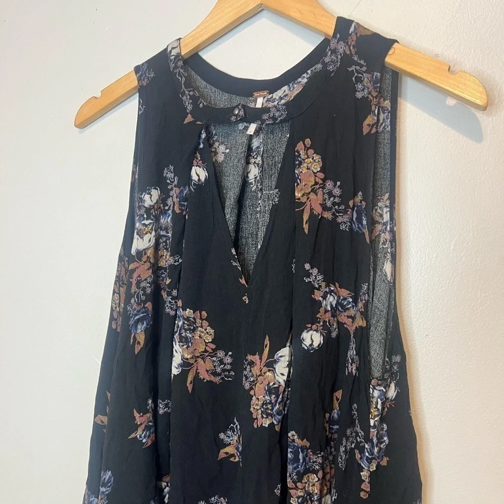 Free People Tree Swing Dress Snap Out of It Size Small